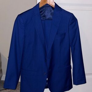 Boys Classic Blue Suit Set